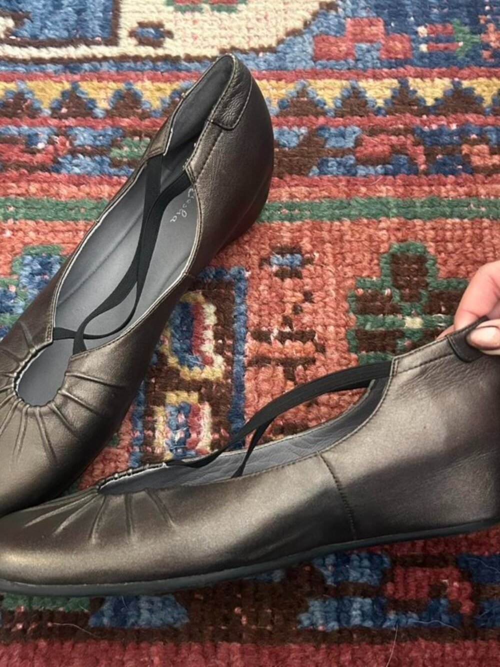 Vintage leather Mary Jane style shoes